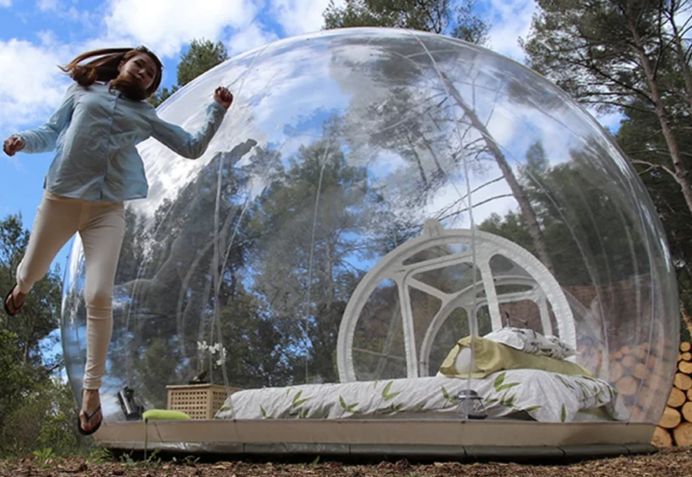 bubble tents for outdoor dining