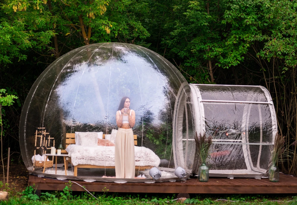 clear bubble tent