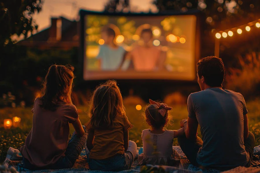 top rated outdoor movie projectors